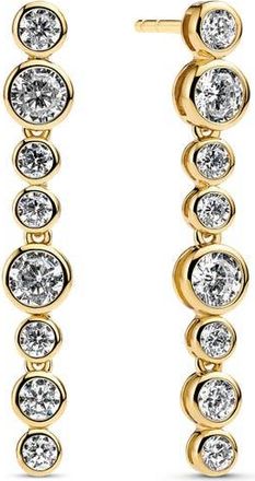 Sif Jakobs Jewellery Earrings Sardinien Lungo in 18K Gold Plated/white at Nordstrom