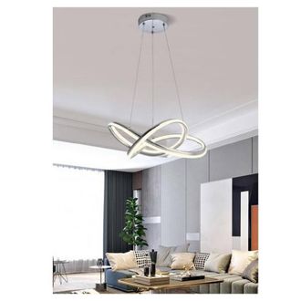 Trade Shop Trade Shop Traesio - Trade Shop - Led Steel Equipo Modern 60 W Luz 4000k 6500k 3000k A50
