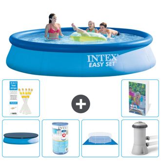 Intex Piscina Easy Set Redonda - 396x84 Cm - 7-piezas S167