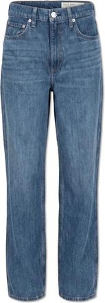 Rag & Bone Easton Straight-leg Jeans - Dames - Regular Fit Jeans - Blauw - W25 - Katoen - Jeans