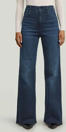 G-Star Deck Ultra High Wide Leg Jeans - Donkerblauw - Dames