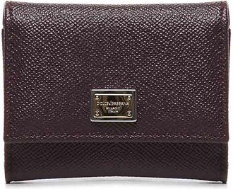 Dolce & Gabbana Calfskin Wallet With Logo