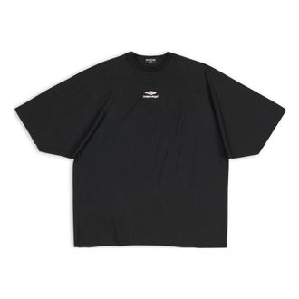 Balenciaga (WMNS) Balenciaga 3B Sports Icon Flat T-Shirt Black 704032TMVJ71070