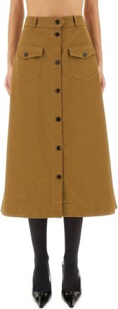 Saint Laurent Mujer, Faldas, Beige, Talla: M