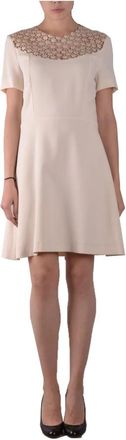 Pinko Day Dress - Dames - Casual kleedjes - Beige - M - Kleedjes