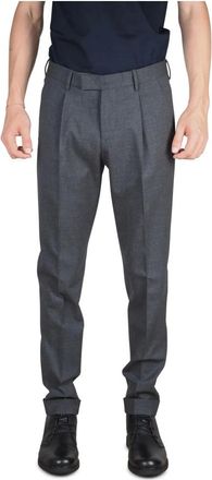 Pantaloni Torino Broeken, Heren, Grijs, S, Wol, Heren wollen broek B-Stretch