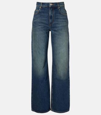 Isabel Marant Dromie mid-rise straight jeans