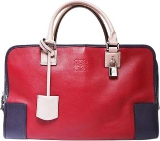 Loewe Pre-owned Handbags, female, Multicolor, Size: ONE SIZE Pre-owned Fabric Handbag