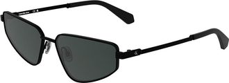 Calvin Klein Jeans CKJ25200S 002 Womens Sunglasses Black Size 57
