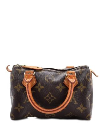 Louis Vuitton Speedy Mini HL Handbag Monogram Canvas satchel - Bruin