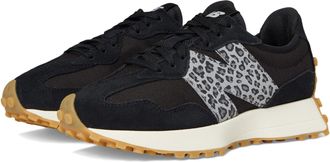 New Balance Womens 327 Sneaker, Black/Black, 5.5 UK