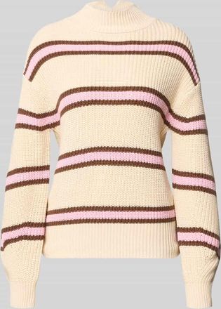 s.Oliver Red Label Regular Fit Strickpullover aus Baumwoll-Mix in Ecru, Gr&ouml;&szlig;e 34