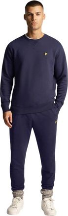 Lyle & Scott Mid Bottoms Skinny Sweatpant - Heren - Sweatpants - Blauw - S - Broeken