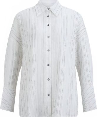 Hana San Womens Voila Viscose Long Sleeve Shirt In White