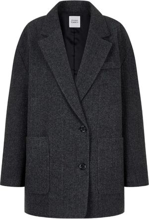 STUDIO TOMBOY Cappotto in pied-de-poule - Grigio