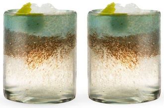 Twine Segunda Vida Playa Bonita Recycled Tumblers Set of 2 in Blue at Nordstrom