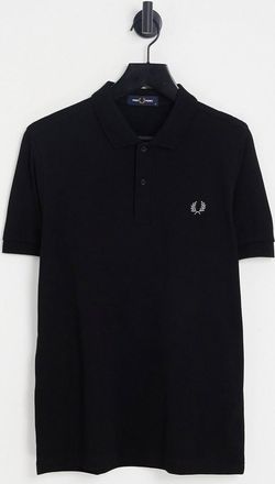 Fred Perry Polo tinta unita nera-Nero