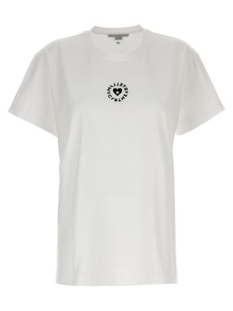 Stella McCartney Womens Iconic Mini Heart T-Shirt