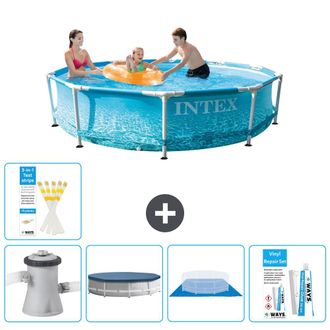 Intex Piscina Con Estructura Redonda - 305x76 Cm - 8-piezas S22442