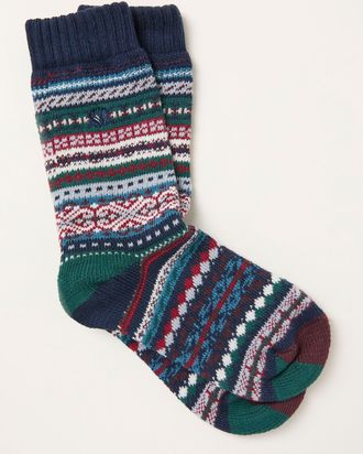 Fat Face FatFace Multi Colour Fairisle Boot Socks