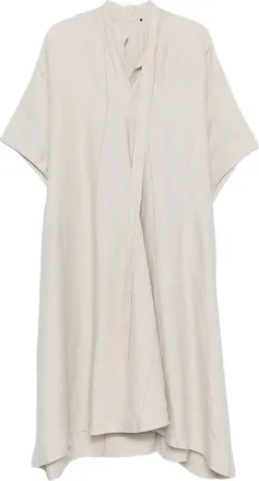 Ziggy Chen Panelled Short-sleeve Midi Dress