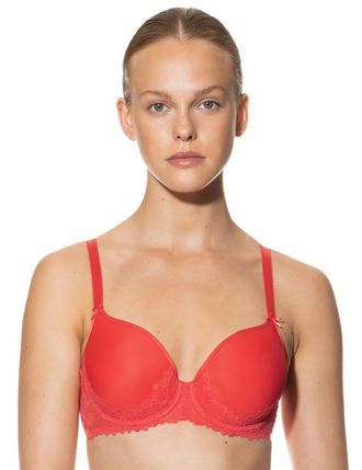 Mey Mey Womens Fabulous Full Cup Bra - Red Polyamide - Size 36DD