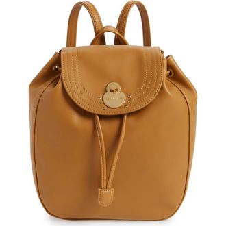 Longchamp Cavalcade Leather Backpack in Natural at Nordstrom Rack