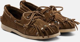 Golden Goose N&aacute;uticos de ante adornados