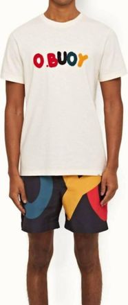 Orlebar Brown O. Buoy Classic Tee In White Sand