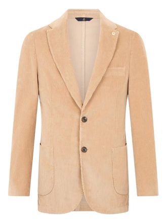Brooks Brothers corduroy-textured blazer - Neutrals