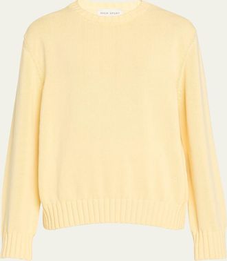 High Sport Jordan Cotton Crewneck Sweater