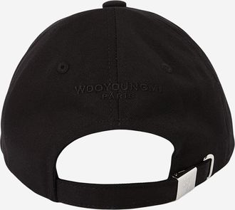 Wooyoungmi Mens Baseball Cap Cotton Black Hat