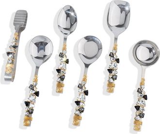 Tiramisu Crystal Radiance Serving Spoons (Set Of 6)
