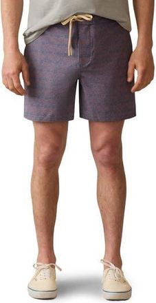 Faherty Biarritz Board Shorts in Dusk Rose Medallion at Nordstrom Rack, Size 35