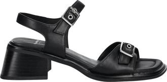 Vagabond Ines Sandalen met Hoge Hak - Dames - Sandalen met hakken - Zwart - 38 EU - Leer - Schoenen