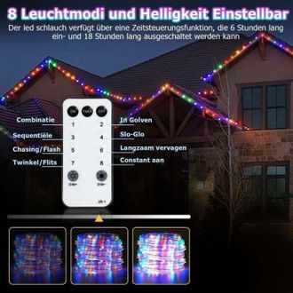 OEM Tubo De Luz Led De 30 M - Multicolor Con Control Remoto Para Interiores Y Exteriores - Guirnalda De Luces Decorativas - Para Fiestas, Jard&iacute;n Y Sala De