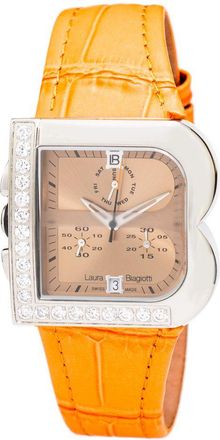 Laura Biagiotti Leather Dress Womens Watch