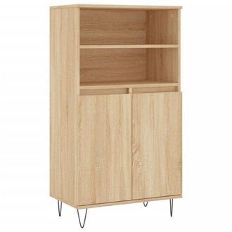 vidaXL Highboard Sonoma Oak 60x36x110 cm Engineered Wood vidaXL