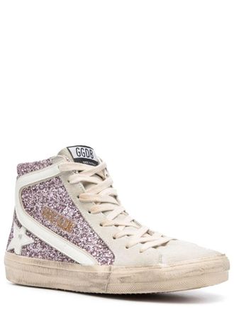 Golden Goose Glitter with Zipper Sneaker - Multicolor