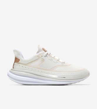 Cole Haan Womens &Oslash;riginal Grand Quadstar Running Sneakers - White Size 10.5