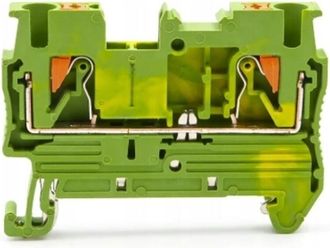 OEM Conector De Carril Din Amarillo-verde Zug Pt 4-pe