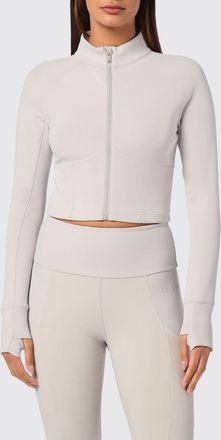 Plein Sport Top sportivo slim fit a maniche lunghe in jersey con zip