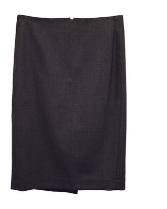 Theory Pencil Skirt in Charcoal Wool