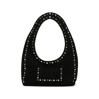 Gimaguas Franca Stud-embellished Suede Tote Bag