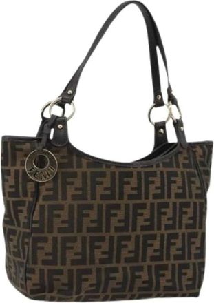 Fendi Pre-owned Zucca Canvas Tote Bag - - Pre-owned - Donna - Marrone - ONE SIZE