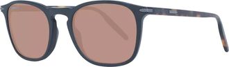 Serengeti Eyewear Zwarte Vierkante Gepolariseerde Zonnebril - Heren - Zonnebrillen - Zwart - ONE Size - Accessoires