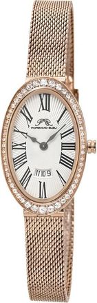 Porsamo Bleu Eloise Quartz White Dial Topaz Ladies Watch 1352CELS