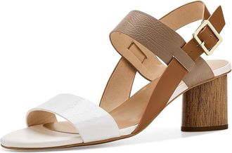 Vaneli Lorian Womens Dress Sandals White Mats Combo : 7.5 N (AA), Leather