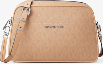 Michael Kors Jet Set Small Signature Logo Camera Crossbody Bag