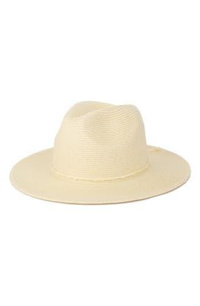 San Diego Hat Company Water Repellent UPF 50+ Fedora in Ivory at Nordstrom Rack